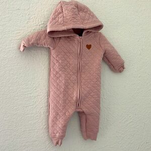 0-3 month zip up with a hood